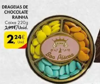 Pingo Doce Drageias de Chocolate Regina 220g promoção