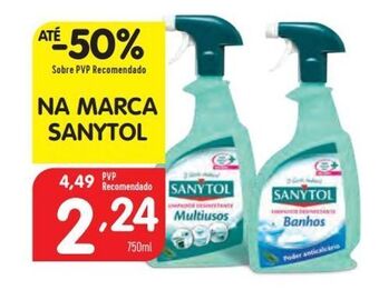 Minipreço Limpadores sanytol promoção