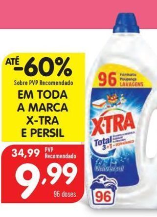 Minipreço Detergente líquido x-tra promoção