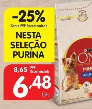 Minipreço Ração para cães purinaone promoção