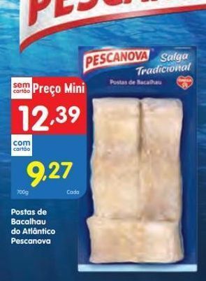 Minipreço Bacalhau pescanova promoção