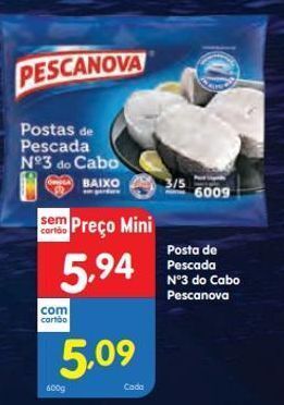 Minipreço Peixe pescanova promoção