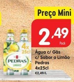 Minipreço Água com gás pedras promoção