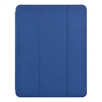 Tek4life Capa magnética apple ipad pro 12.9" c/pencil slot devia leather azul promoção
