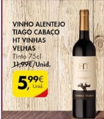 Pingo Doce Vinho Alentejo Tiago Cabaço HT Vinhas Velhas 75cl promoção