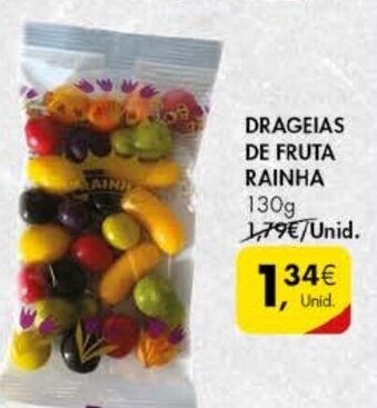 Pingo Doce Drageias de Fruta Rainha 130g promoção