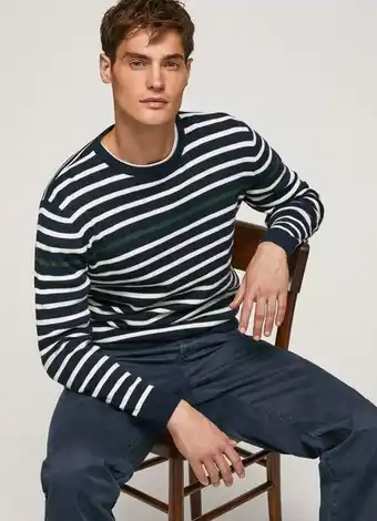 Sweatshirt às riscas max