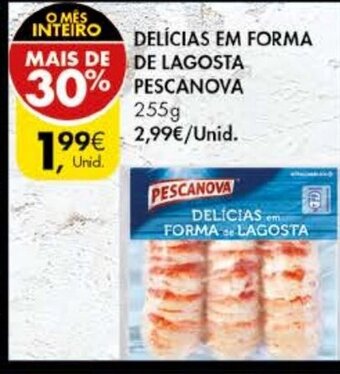 Delícias em Forma de Lagosta Pescanova 255g