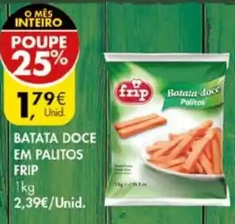 Pingo Doce Batata Doce em Palitos Frip 1kg promoção