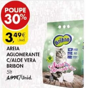 Pingo Doce Areia Aglomerante C/Aloe Vera Bribon 5lt promoção