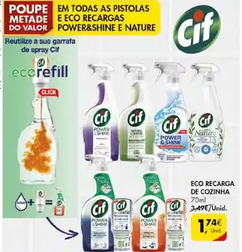 Pingo Doce Eco Recarga de Cozinha 70ml promoção