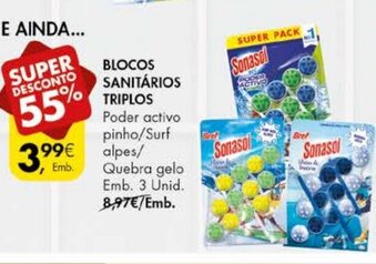 Pingo Doce Blocos Sanitários Triplos promoção