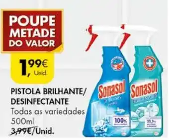 Pingo Doce Pistola Brilhante/Desinfectante 500ml promoção