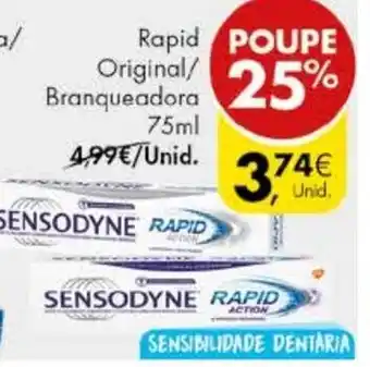 Pingo Doce Rapid Original/Branqueadora 75ml promoção