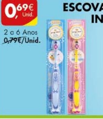 Pingo Doce Escova de Dentes Infantil 2 a 6 Anos promoção