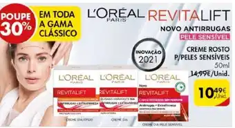Pingo Doce Creme Rosto P/Peles Sensíveis 50ml promoção