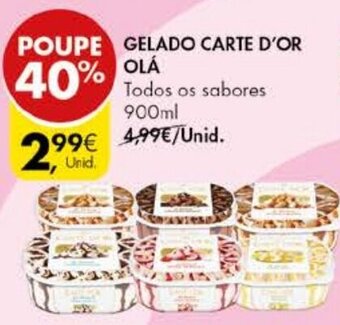 Pingo Doce Gelado Carte D'Or Óla 900ml promoção