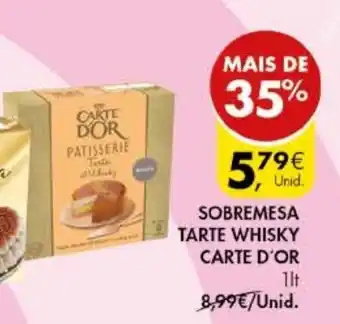 Pingo Doce Sobremesa Tarte Whisky Carte D'OR 750ml promoção