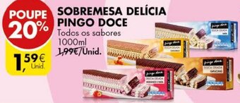 Pingo Doce Sobremesa Delícia Pingo Doce 1000ml promoção