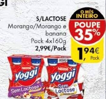 Pingo Doce Iogurte Líquido Yoggi 4x160g promoção