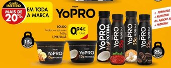 Pingo Doce YoPro Sólido 160g promoção
