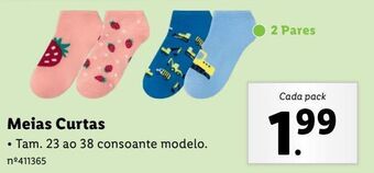 Lidl Meias infantis promoção