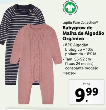 Lidl Body bebé lupilu promoção