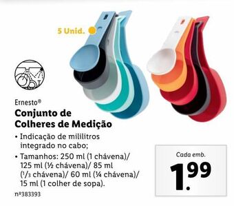 Lidl Utensílios de cozinha ernesto promoção