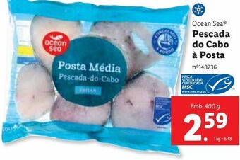 Lidl Peixe congelado ocean sea promoção