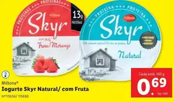 Lidl Iogurte skyr promoção