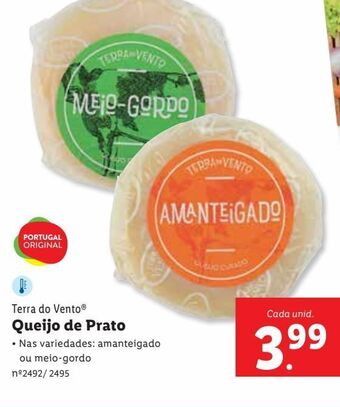 Lidl Queijos terra do vento promoção