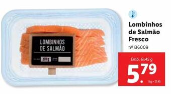 Lidl Salmão promoção