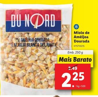 Lidl Frutos do mar promoção
