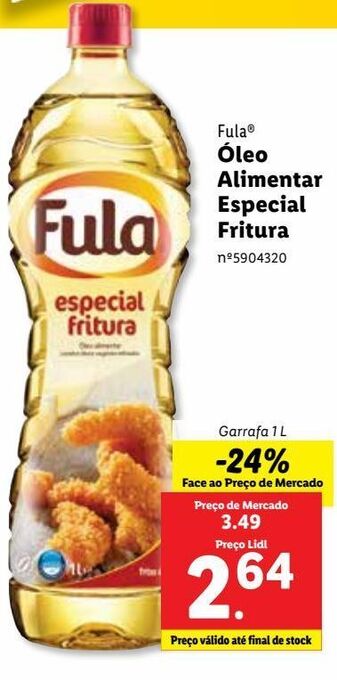 Lidl Óleos fula promoção