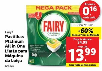 Detergente lavalouça fairy