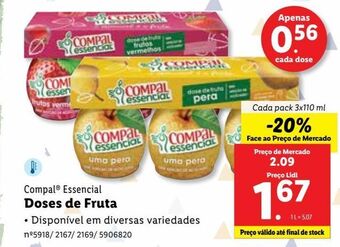 Lidl Sumo compal promoção
