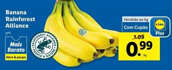 Lidl Banana promoção