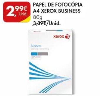 Pingo Doce Papel de Fotocópia A4 Xerox Business 80g promoção