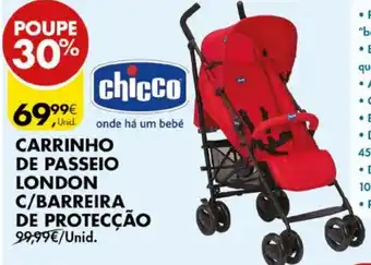 Pingo Doce Carrinho de Passeio London C/Barreira de Protecção promoção