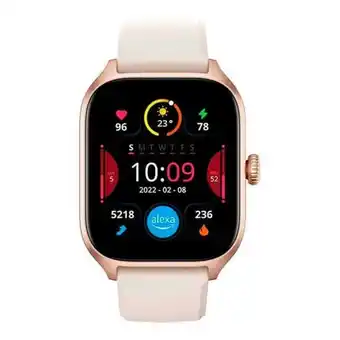 Tek4life Smartwatch amazfit gts 4 1.75" misty white promoção