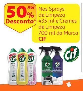 Auchan Creme limpeza cif promoção