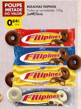 Pingo Doce Bolachas Filipinos 135g promoção