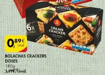 Bolachas Crackers Doses 180g