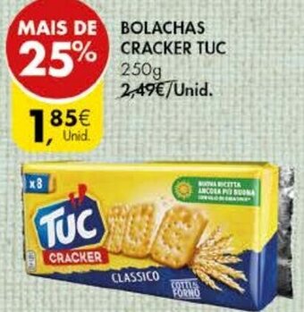 Pingo Doce Bolachas Cracker TUC 250g promoção