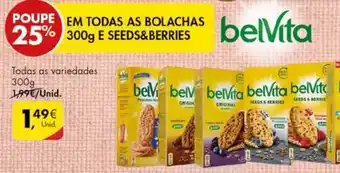 Pingo Doce Belvita Todas as Variedades 300 g promoção