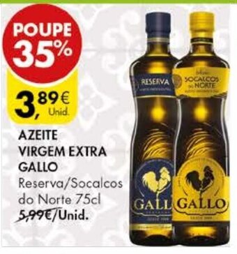 Pingo Doce Azeite Virgem Extra  Gallo 75cl promoção
