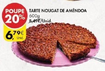 Pingo Doce Tarte Nougat de Amendoa 600g promoção