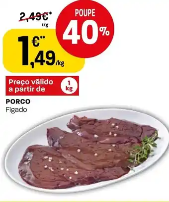 Intermarché Porco Figado 1kg promoção