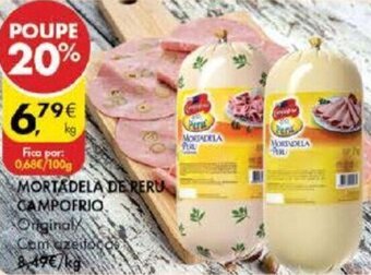 Pingo Doce Mortadela De Peru Campofrio 1kg promoção