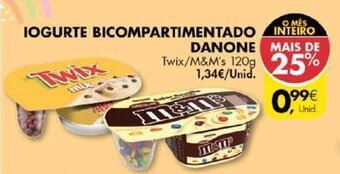 Pingo Doce Iogurte Bicompartimentado Danone 120g promoção